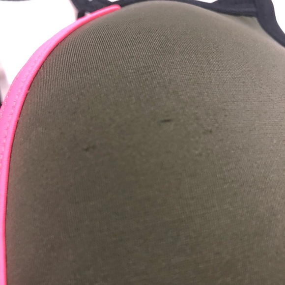 PINK Victoria's Secret Colorblock Strappy Cage Bikini Top - Picture 7 of 8